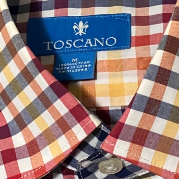 Toscano Colorful Plaid Shirt - Picture 2 of 5